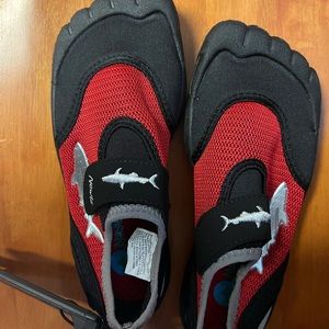 Red silver black Newtz Water shoes